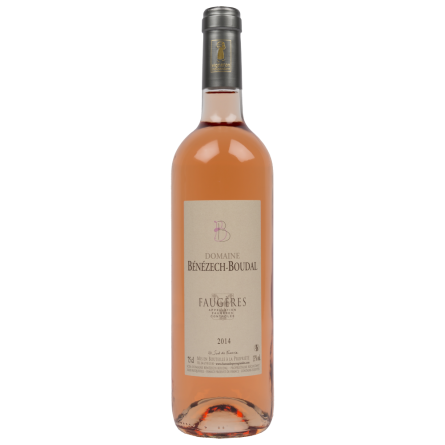Domaine Bénézech-Boudal - AOC Faugères - Vin rosé BIO - Millésime 2022 - Photo non contractuelle