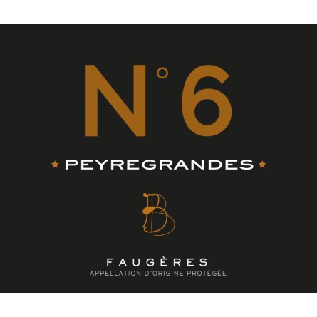Peyregrandes - AOC Faugères - Vin rouge BIO - Cuvée N°6 - Millésime 2019 - Photo non contractuelle